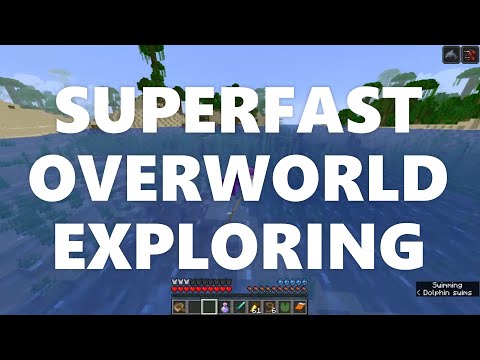 ianxofour - Minecraft Elegance: Superfast overworld exploration (2200+ bpm) "Water Skiing" (Java 1.16-1.19)