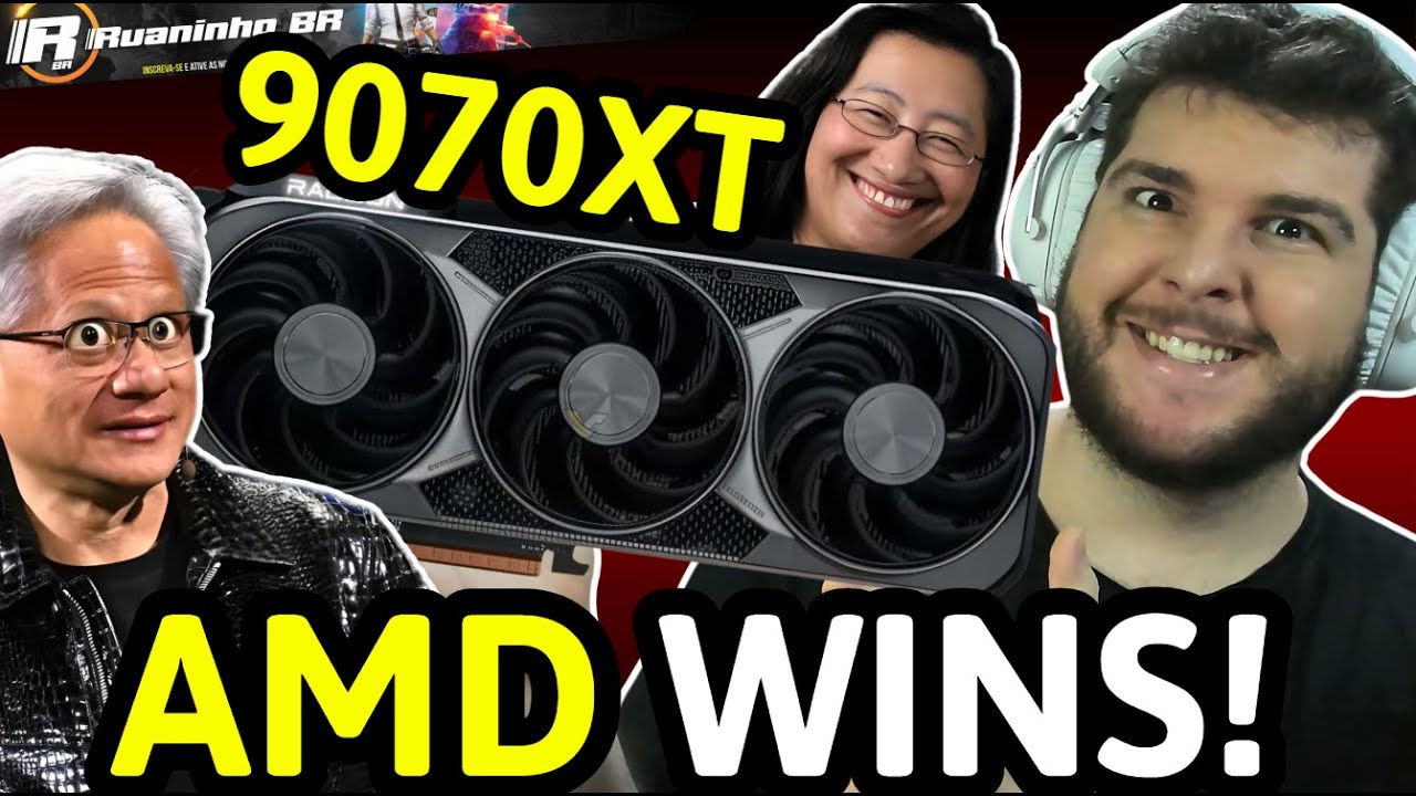 IT'S OFFICIAL! RX 9070XT BEATS RTX 5070Ti and could COST R$1500 LESS! WILL NVIDIA LOWER PRICES?