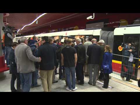 Pierwszy przejazd II linią metra