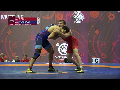 Qual. FS - 92 kg: S. AGAEV (AZE) v. L. GEVORGYAN (ARM)