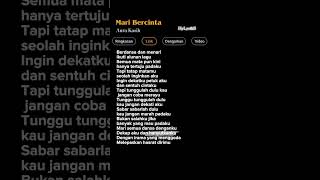 Download lagu Lirik Lagu Mari Bercinta-Aura Kasih 🎶 mp3