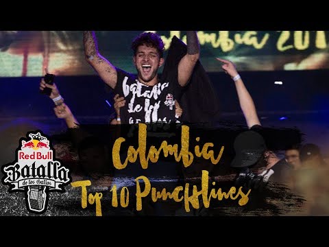 Top 10 mejores punchlines de la Final Nacional Colombia 2017 | Red Bull Batalla de los Gallos