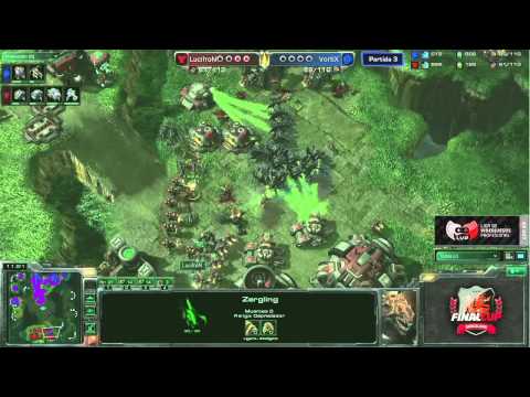 VortiX vs LucifroN (Mapa 3) - Final Absoluta Starcraft II - LVP Final Cup