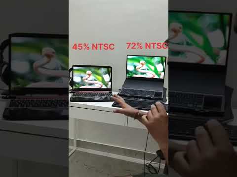 45% NTSC Vs 72% NTSC - Real Time Difference