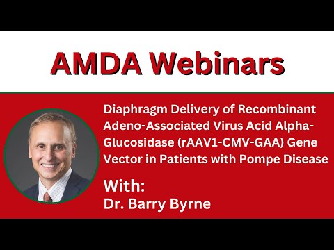 Diaphragm Delivery of Recombinant Adeno-Associated Virus Acid Alpha-Glucosidase Gene Vector