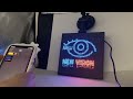 LED matrix panel - 14,6 x 14,6cm - Video Youtube