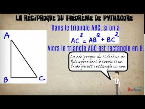 comment appliquer la reciproque du theoreme de pythagore