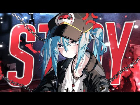 Nightcore - Stay (Rock Version) (Lyrics)