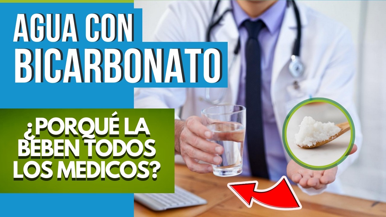 🥛 Sólo 1 vaso de AGUA CON BICARBONATO DE SODIO hará ESTO a tu CUERPO