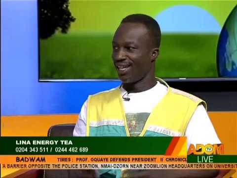 Lina Energy Tea - Badwam on Adom TV (11-9-19)