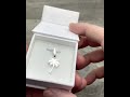 Diamond Palm Tree Necklace Silver Tiffany