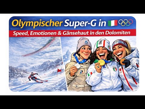 Olympic Super-G in Cortina – Speed, emotions & goosebumps in the Dolomites 🇮🇹