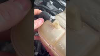 Coolant leak- coolant level dropping #car #mechanic #shorts