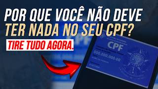🔴NÃO TENHA NADA NO SEU CPF, ENTENDA OS 5 MOTIVOS NESSE VÍDEO
