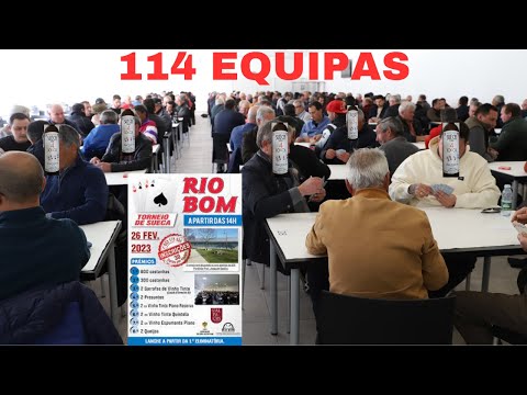 SUECA - GRANDIOSO TORNEIO. O MAIOR dos últimos tempos. RIO BOM - VALPAÇOS
