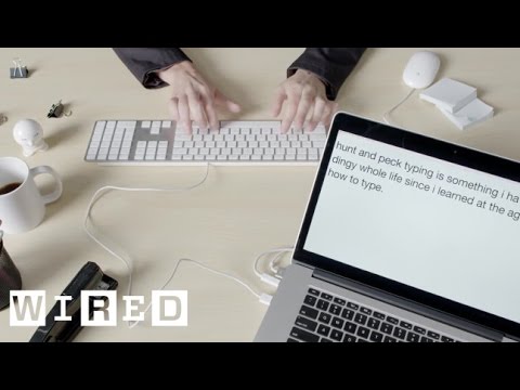This is FAST: Two-Finger Keyboard Typing* | WIRED