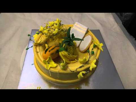 Fondant Vishukani Cake |Panach