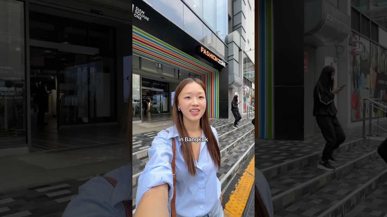 shopping for Thai brand clothes 🛍️
