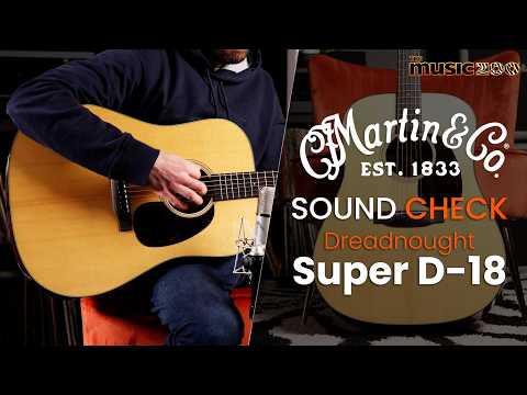 Martin Super D-18 Dreadnought Acoustic Natural image 12