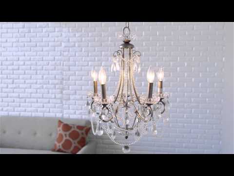 Minka Lavery Distressed Silver Five Light Mini Chandelier 3134 207 For Distressed Silver Five Light Mini Chandelier