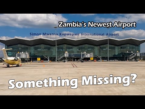 Flying Into Zambia's Newest Airport - There's Something Missing!