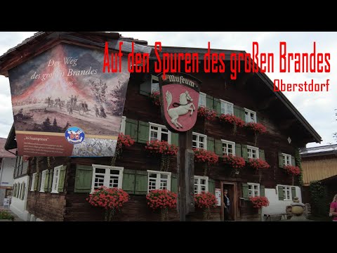 Auf den Spuren des großen Brandes in Oberstdorf