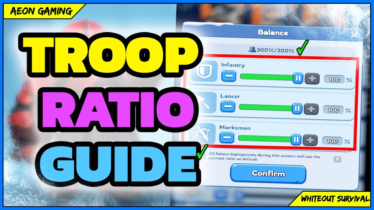🔎 Only 10% of Players Know This!😲Set Troop Ratios the Right Way in Whiteout Survival | Quick Tips