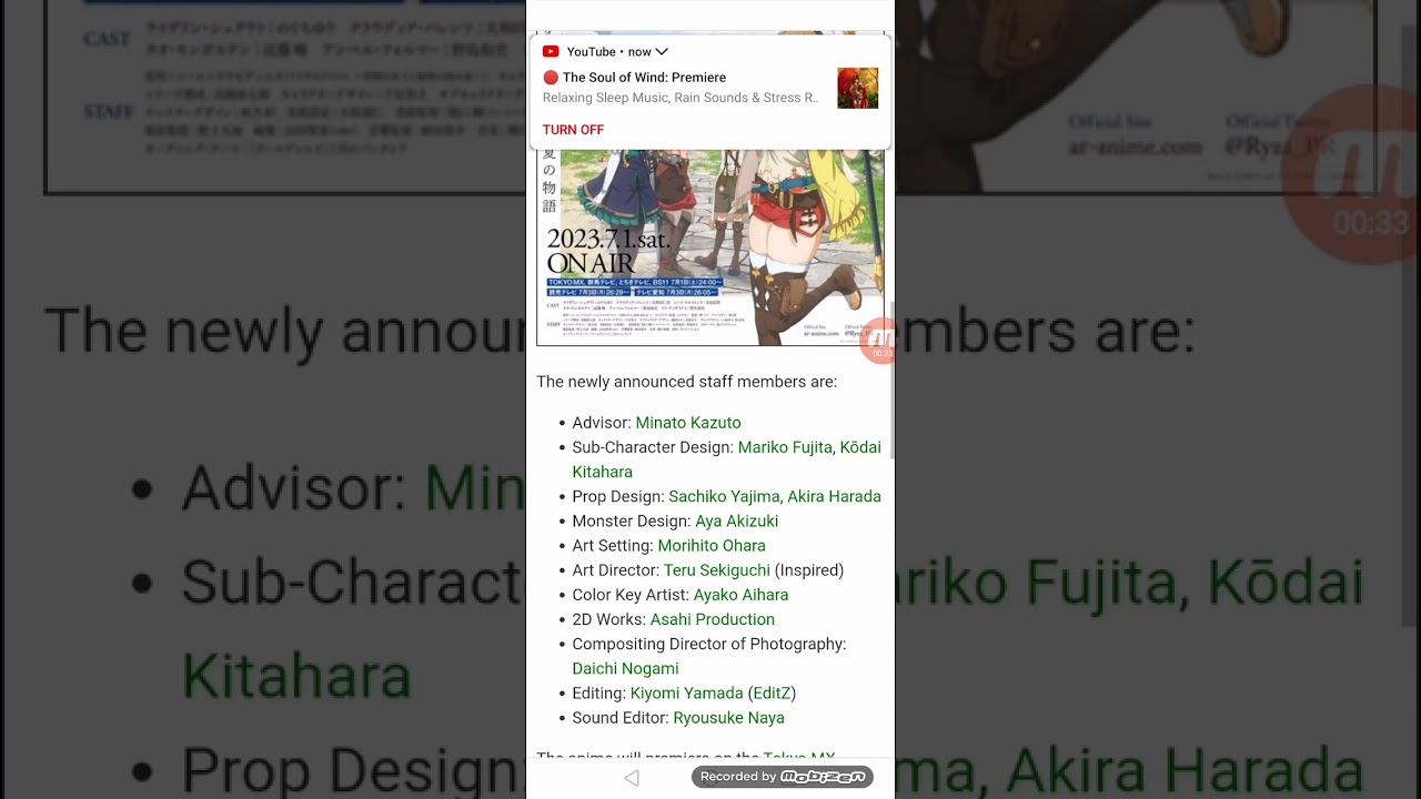 Atelier Ryza TV Anime's 1st Video Reveals Opening Song, More Staff, 07/01 Debut