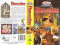 Original VHS Opening And Closing To Pinocchio UK VHS Tape 1988