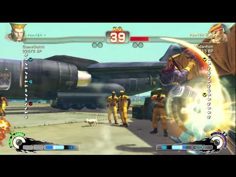 GameOutttt [Guile] vs dandanhon [Adon] 1 of 2 - SSF4 Japanese Online Ranked Matches - TRUE-HD