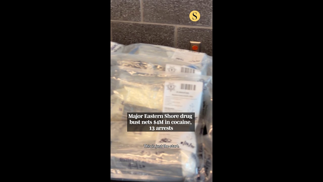 Major Eastern Shore drug bust nets $4M in cocaine, 13 arrests