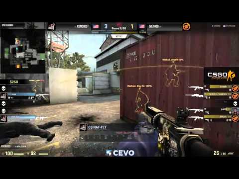 Method vs Conquest Game 1 (CEVO-P CS:GO Season 8) - Dust & AwesomeSauce