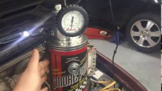 Smoke Checking An Intake Manifold