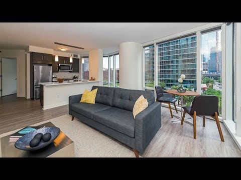 A spacious one-bedroom model at Streeterville’s new Moment apartments A spacious one-bedroom model at Streeterville’s new Moment apartments
