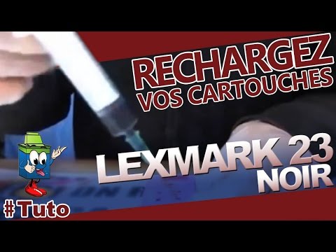 comment remplir cartouche d'encre lexmark x4550