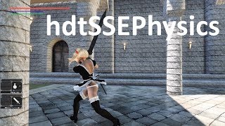 【Skyrim SE】HDT SMP で yundao hdt hair をユラユラさせてみた【hdtSSEPhysics】