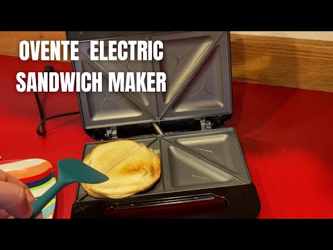 Ovente Electric Sandwich Maker Unboxing and Test