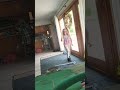 Sister Playing With A Bouncy Ball