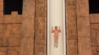 Riding the Leap of Faith Water Slide in Atlantis (WK 207.4) | Bratayley