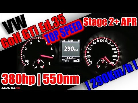 380HP VW Golf 6 GTi Edition 35 Stage 2+ APR Top Speed 290km/h Acceleration