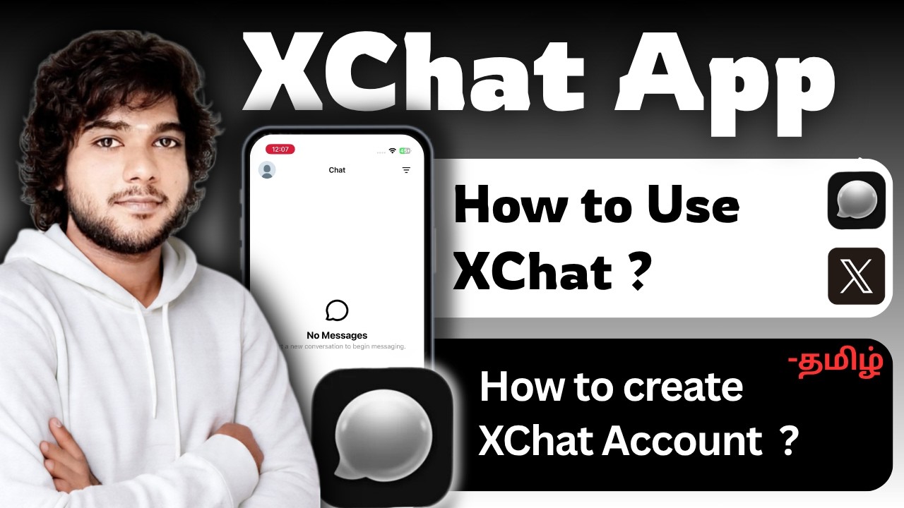 How to use XChat in tamil / How to Create XChat Account in tamil / Twitter's ( X ) XChat App tamil