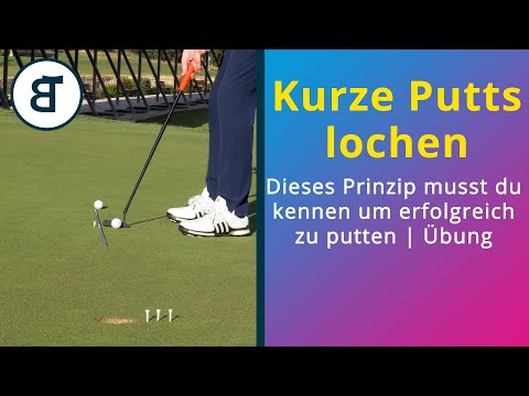 Golf | Putten | Das wichtigste Prinzip um viele kurze Putts zu lochen | Putts mit Break