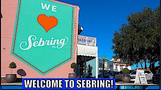 SEBRING, FLORIDA...THE CITY ON THE CIRCLE.