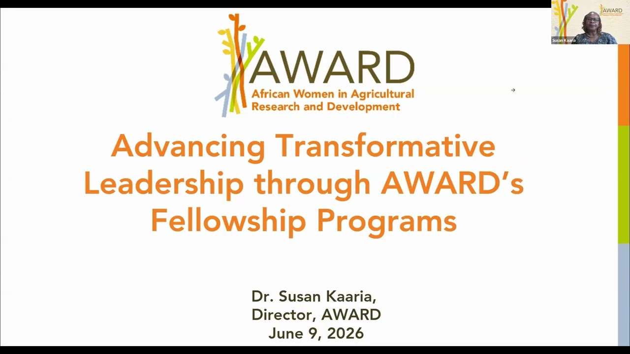 Gender Transformative Leadership: AWARD Fellowships for Change