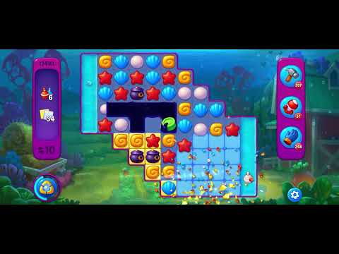 Fishdom Very Hard level 12498 no boosters フィッシュダム ベリーハード