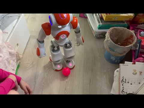 Nao v4 robot shows off his soccer skills (Soccer demo app)