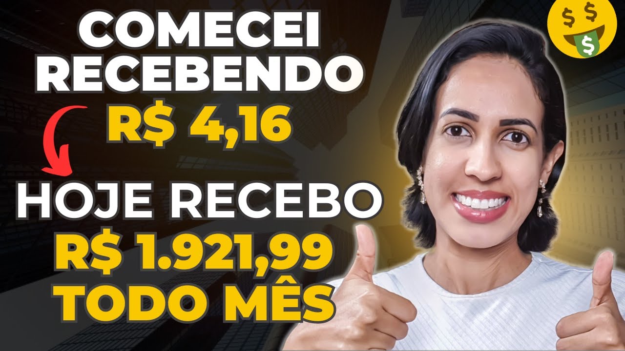 RENDA PASSIVA com FUNDOS IMOBILÁRIOS, AÇÕES e TESOURO DIRETO