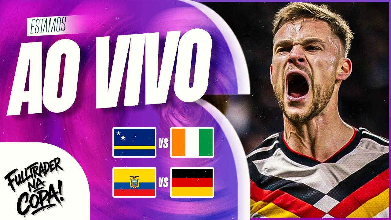 AO VIVO-CURAÇAU X COSTA DO MARFIN & EQUADOR X ALEMANHA| GRUPO E I Copa 26-APOSTANDO AO VIVO-23/06/26
