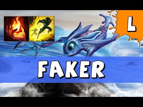 SKT T1 Faker as Fizz vs Ahri MID - HIGHLIGHTS - League of Legends