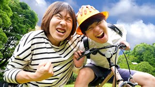 息子の自転車の補助輪を無理やり外す母親 天才小学生VS最恐の母